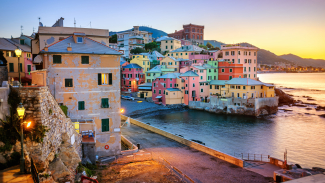 Boccadasse al tramonto 