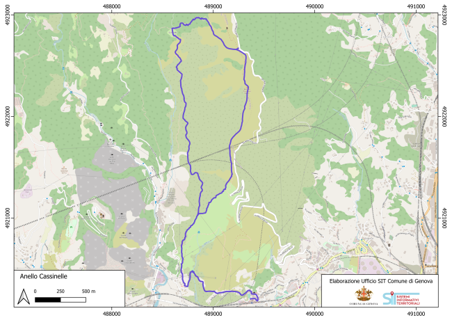 Anello della Abbazia di Cassinelle (a piedi)  - mappa 