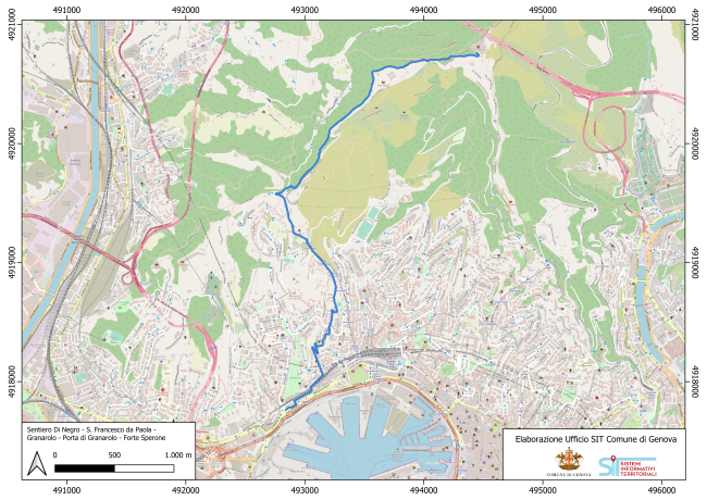 Mappa Di Negro Forte Sperone