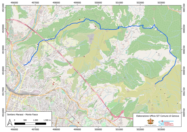 Marassi – Forte Ratti- Monte Fasce - MAPPA 