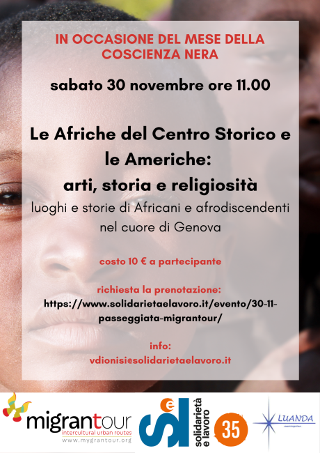 Le Afriche del Centro Storico e le Americhe: arti, storia e religiosità. Passeggiata interculturale Migrantour 