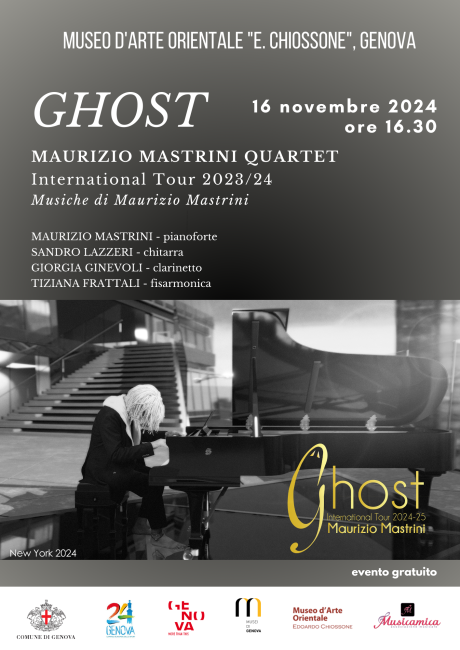 Ghost, Maurizio Mastrini live al Museo d’Arte Orientale Chiossone