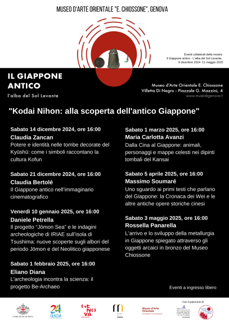 Conferenze Giappone antico - programma 